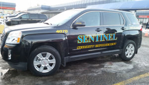 sentinel security black suv 4070