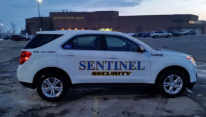 white sentinel security suv 5000