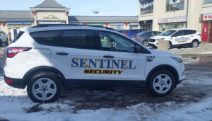 sentinel security white suv 5010