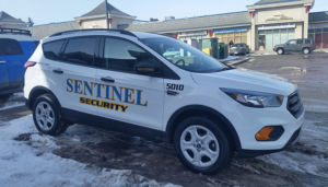 sentinel security white suv 5010