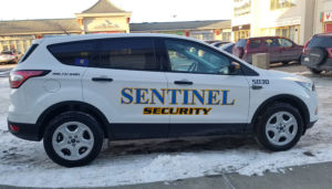 sentinel security white suv 5030