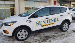 sentinel security white suv 5030